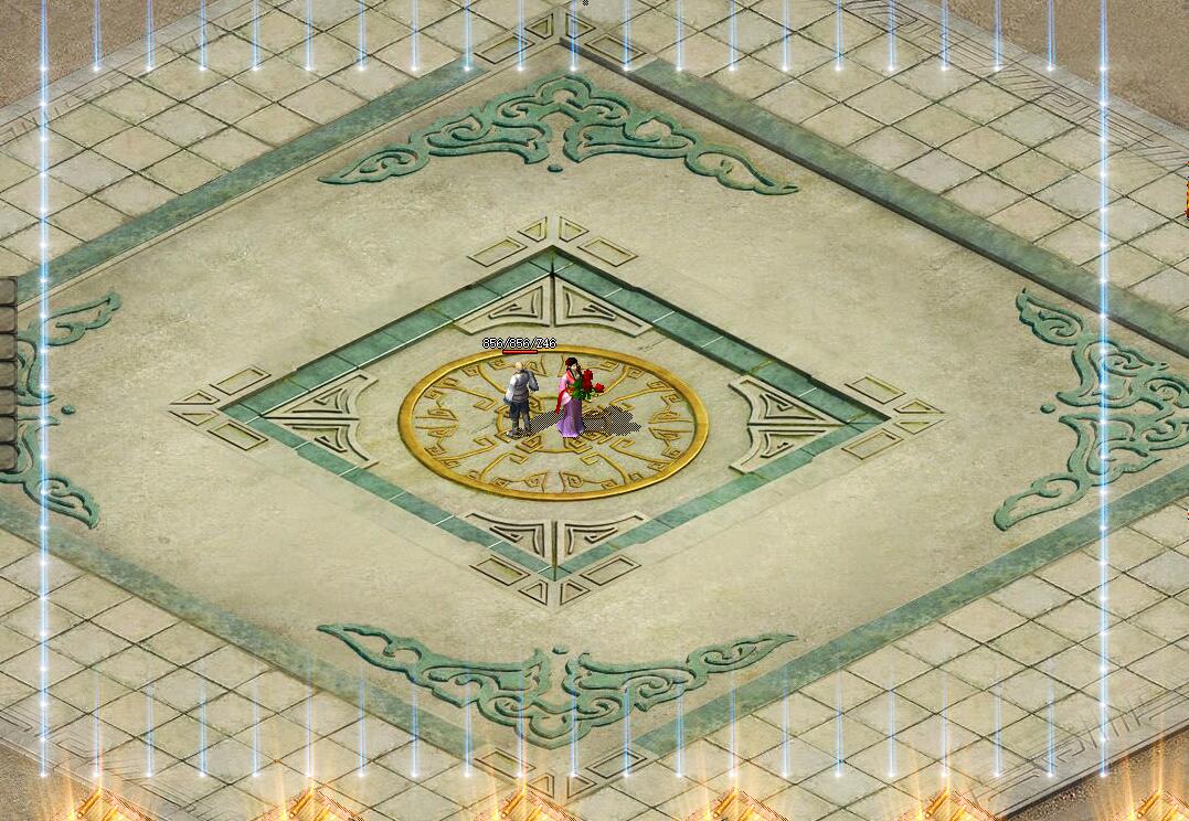 传奇安全区添加光柱的设置方法教程